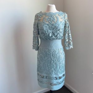 Tadashi Shoji Light Blue Lace Dress